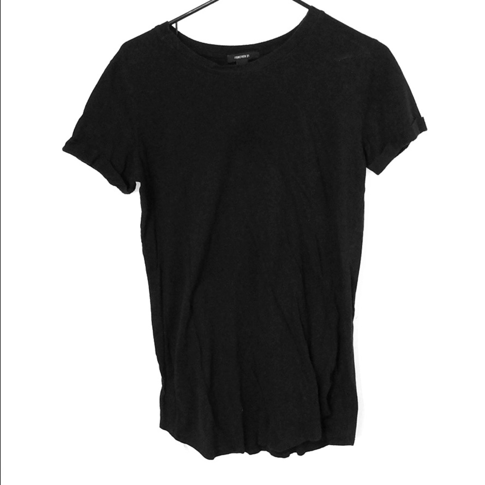Black long tee